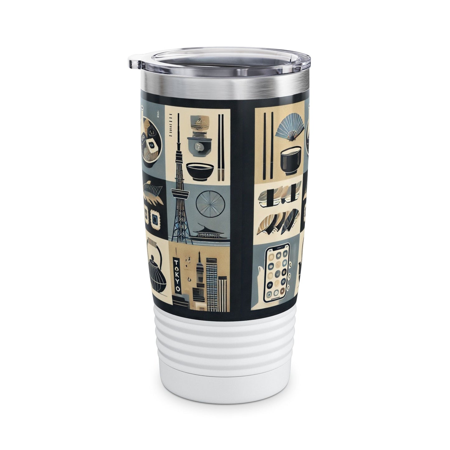 Sushi Serenity: Japanese Art-Inspired Tumbler 20oz