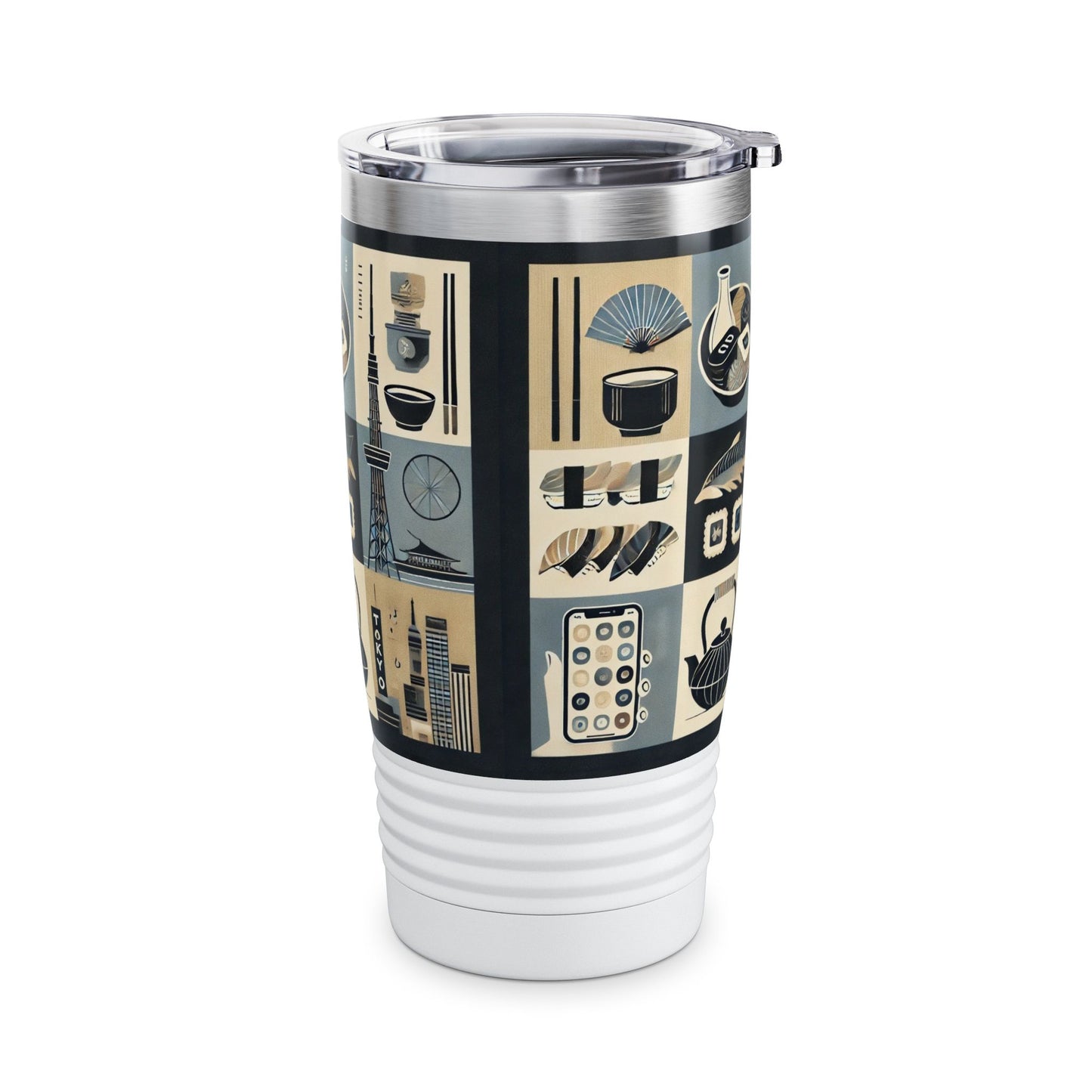 Sushi Serenity: Japanese Art-Inspired Tumbler 20oz