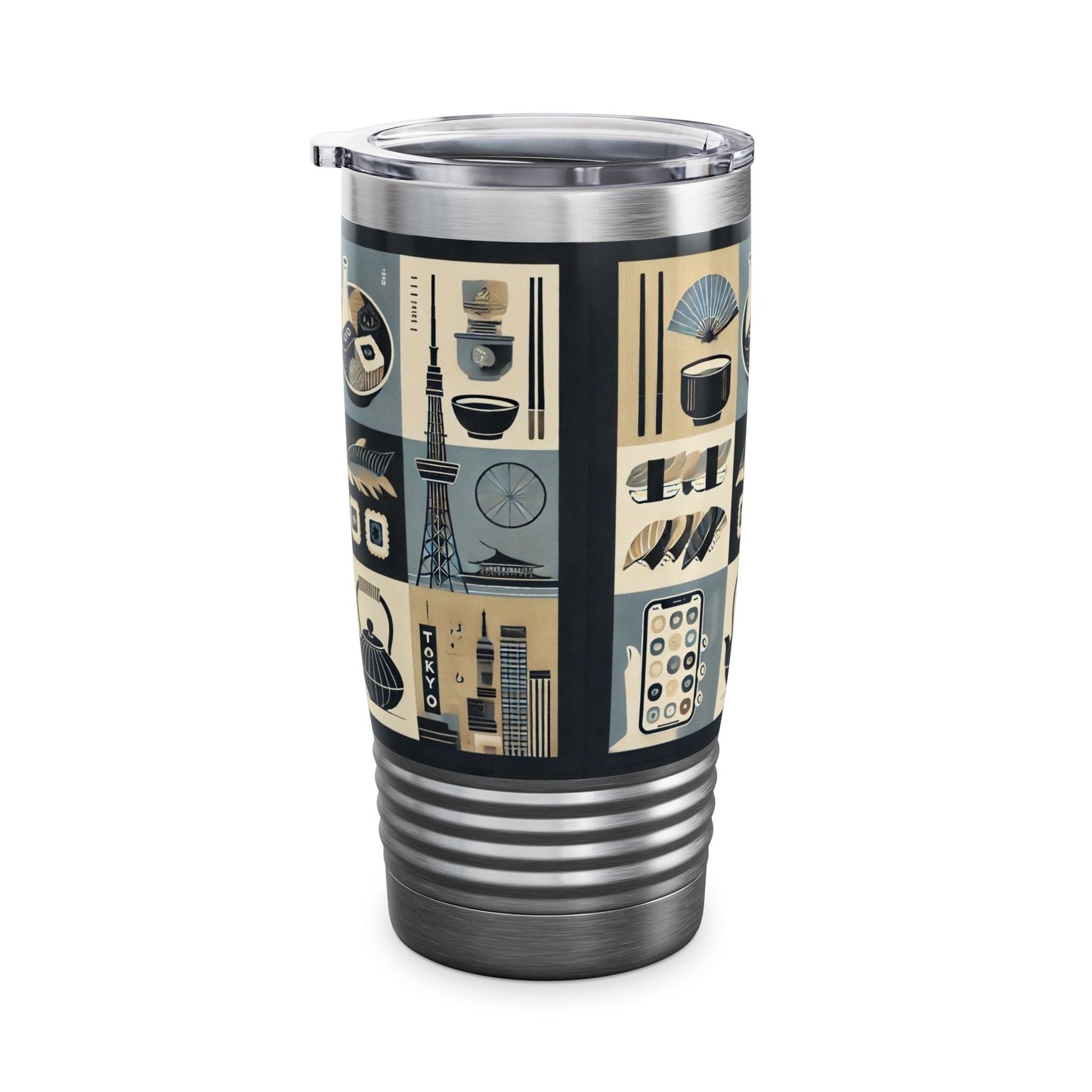 Sushi Serenity: Japanese Art-Inspired Tumbler 20oz