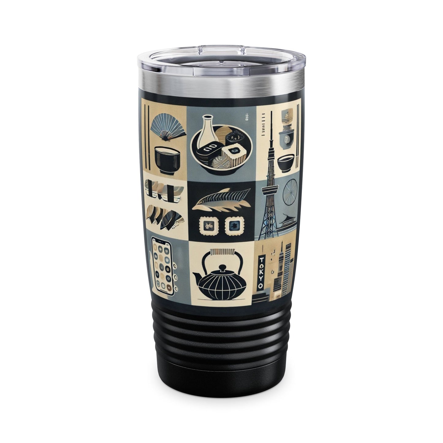 Sushi Serenity: Japanese Art-Inspired Tumbler 20oz