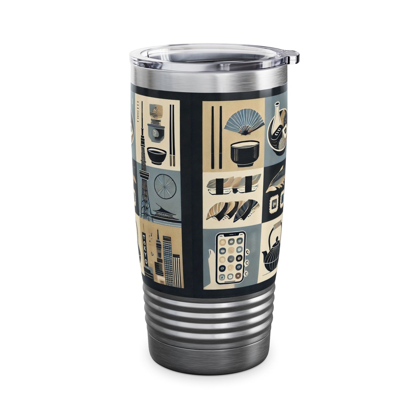 Sushi Serenity: Japanese Art-Inspired Tumbler 20oz